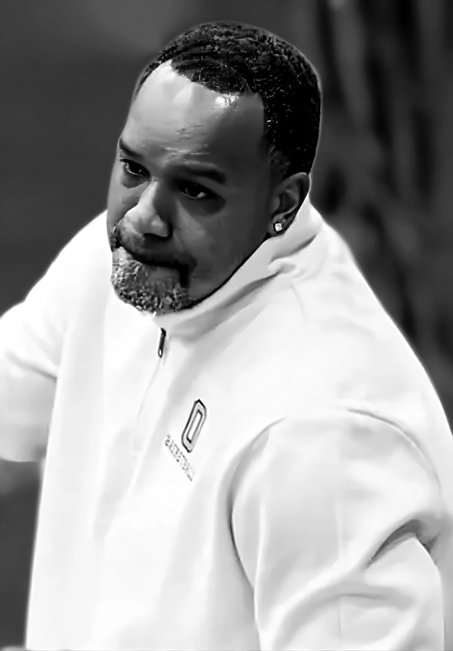Coach Dwayne Hansbro on the sideline